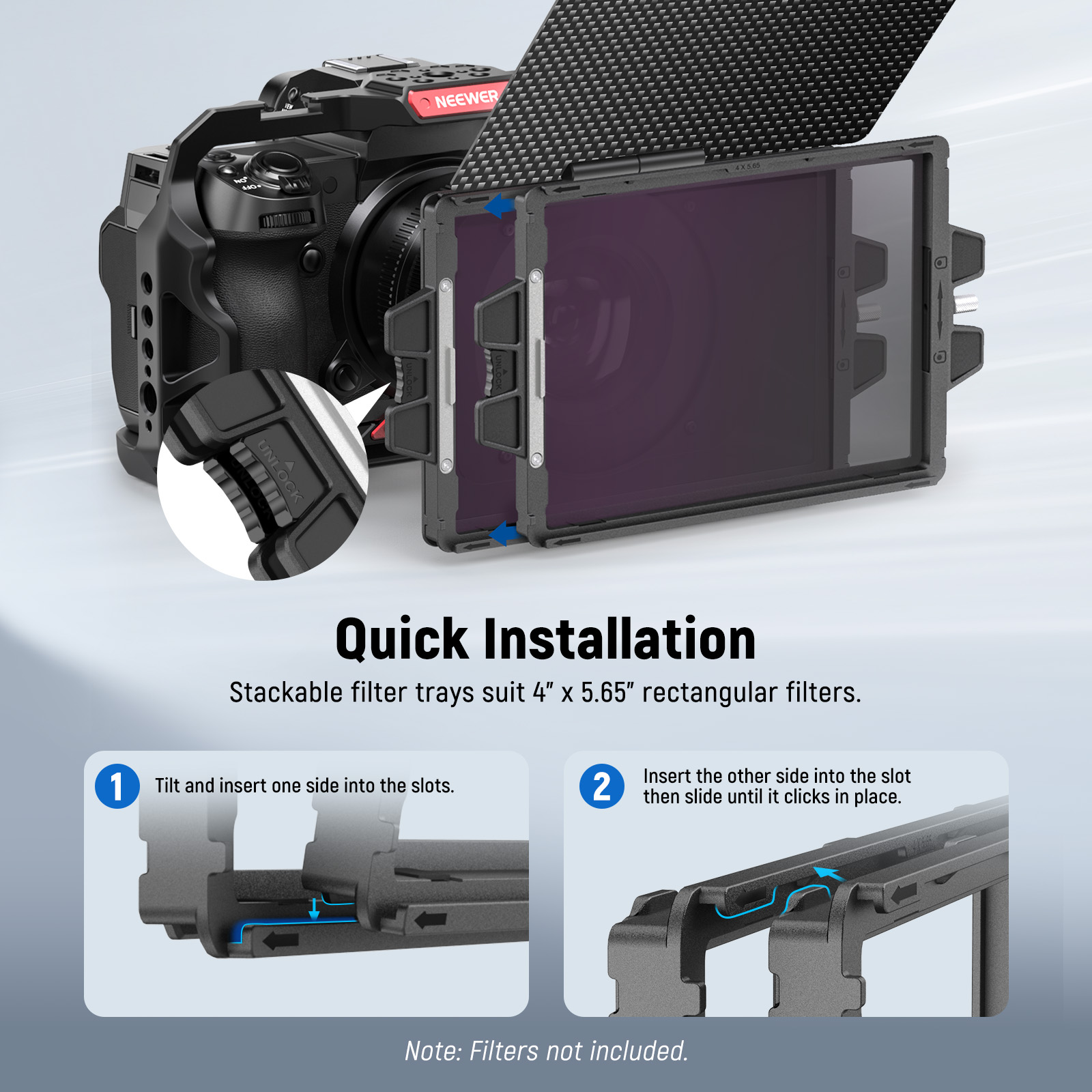 NEEWER PG002 Kotak Matte Mini  - Follow Focus Kit Wireless ulasan dan harga