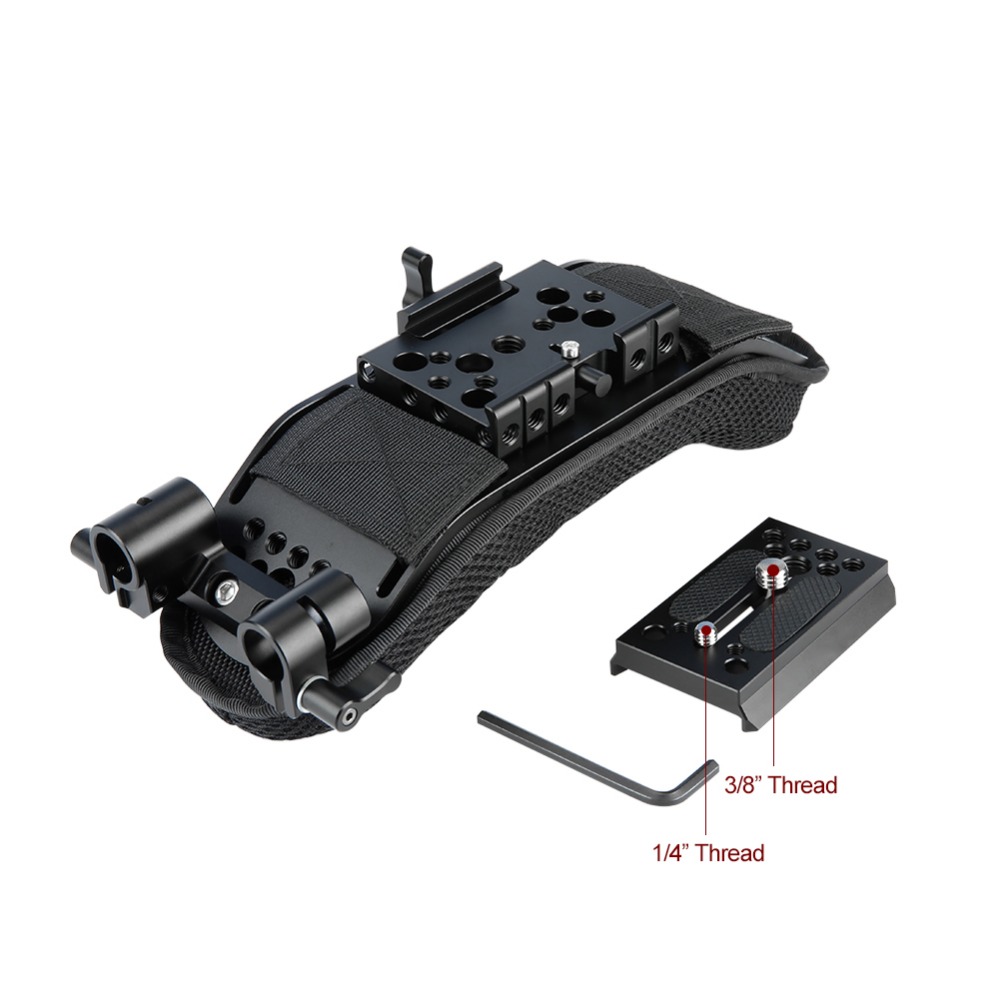 Niceyrig Bahu Rig Pad dengan R - Camera Shoulder Rig Kit ulasan dan harga