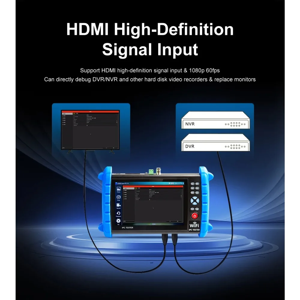 NOYAFA NF-722, Alat Penguji CC - Camera Monitor 7 Inch Hdmi 4K ulasan dan harga