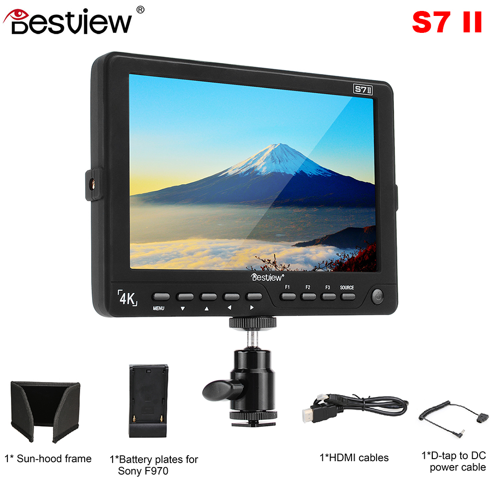 Monitor Kamera LCD Bestview S7 - Camera Monitor 7 Inch Hdmi 4K ulasan dan harga
