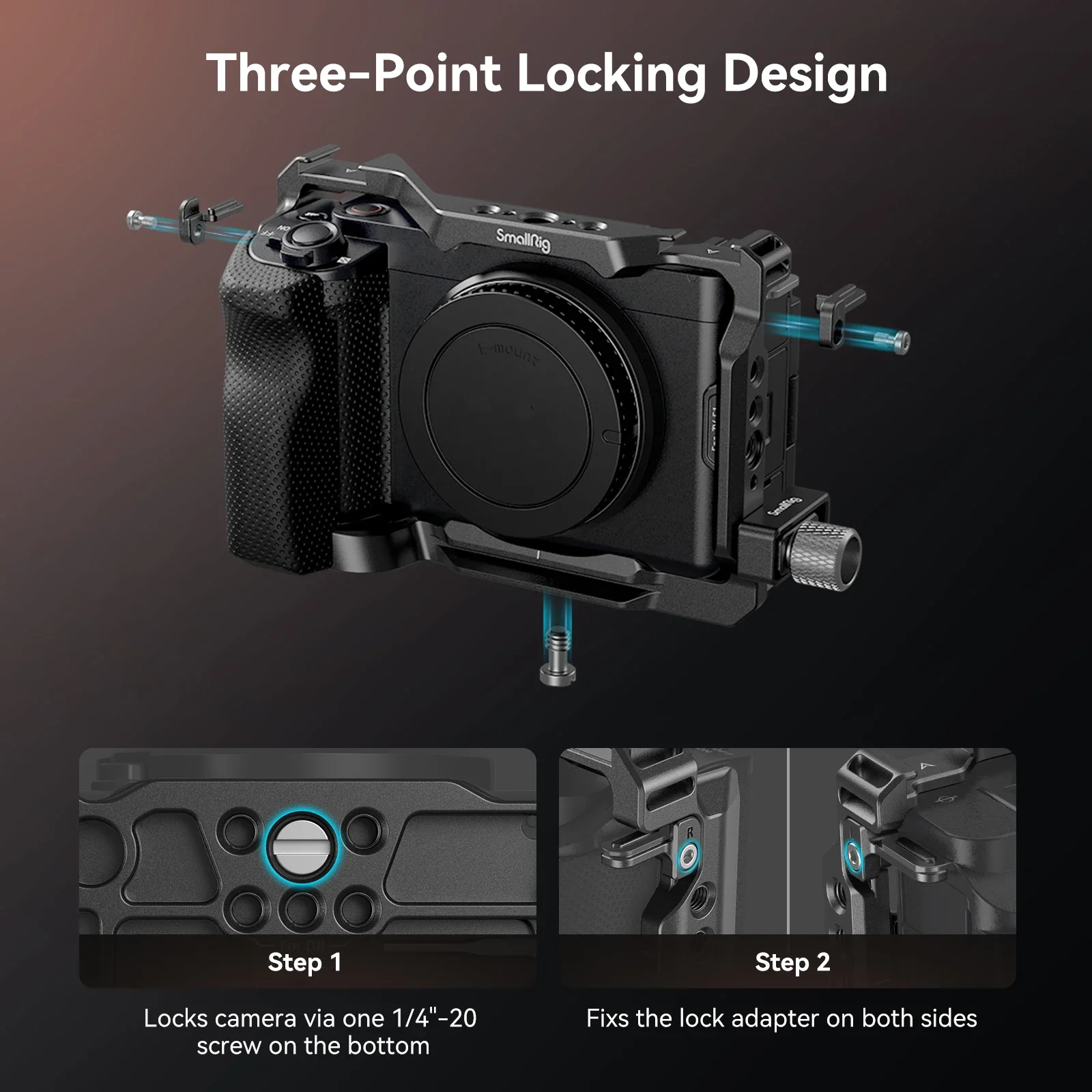 SmallRig ZV-E1 Cage Kit dengan - Camera Cage Rig Dslr ulasan dan harga