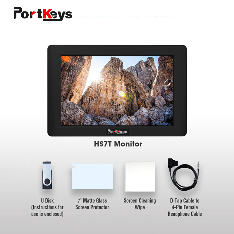 Monitor Kamera Portkeys HS7T 7 - Camera Monitor 7 Inch Hdmi 4K ulasan dan harga