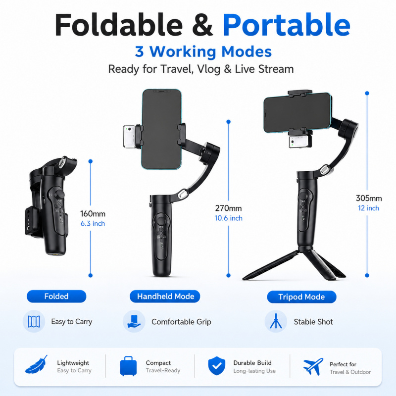 Gimbal Stabilizer Smartphone 3 - Gimbal Stabilizer For Phone 3 Axis ulasan dan harga