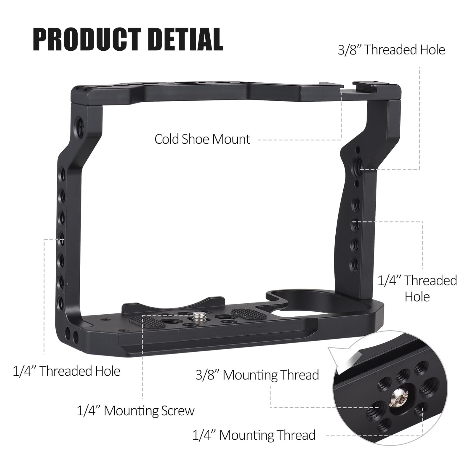 Kompatibel dengan Cage Kamera  - Camera Cage Rig Dslr ulasan dan harga
